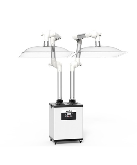  双头艾灸烟雾过滤器TD1000（除味款）_QUBO_TD1000_艾灸烟雾过滤器价格_酷柏净化科技